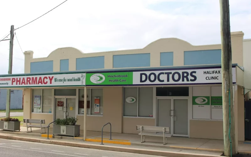 The Halifax clinic shopfront on Macrossan Street