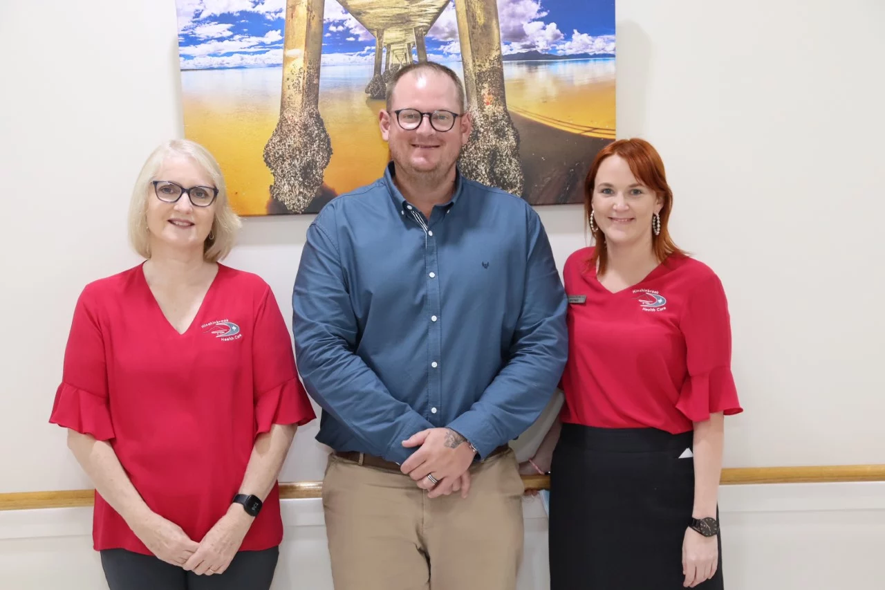 Administrative staff at the Hinchinbrook Health Care front desk